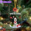 White Standard Poodle Christmas Ornament, Gift For Christmas