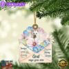 White-German-Shepherd God Says You Ornament, Gift For Christmas