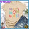 Wife Dog Mom Nurse Colored Print T-Shirt