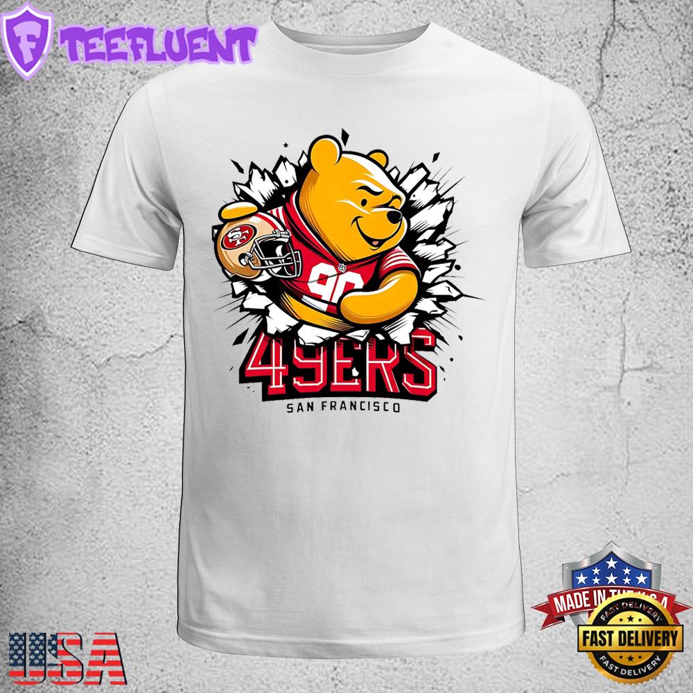Winnie the Pooh 49ers NFL Unisex T-Shirt