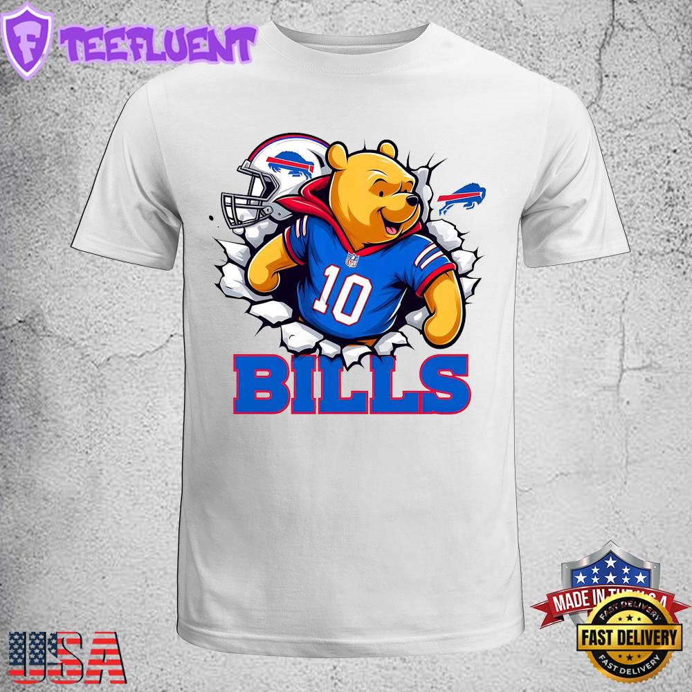 Winnie The Pooh Buffalo Bills NFL Unisex T-Shirt