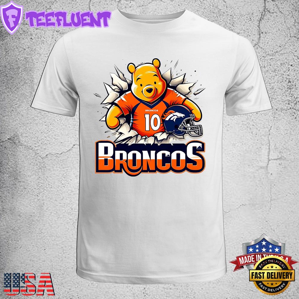 Winnie The Pooh Denver Broncos NFL Unisex T-Shirt