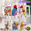 Winnie The Pooh Disney Cartoon Valentine Stainless Steel Tumbler With Handle
