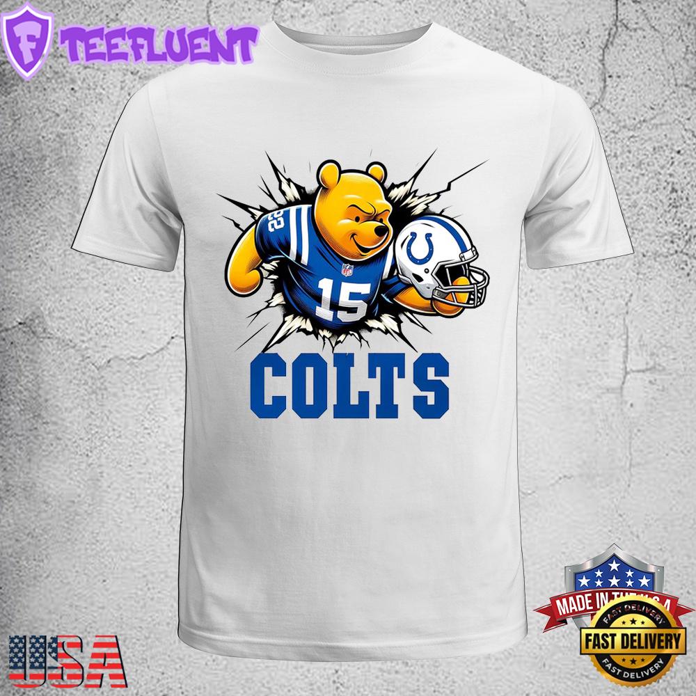 Winnie The Pooh Indianapolis Colts NFL Unisex T-Shirt