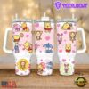 Winnie the Pooh Valentines Stainless Steel Tumbler 40Oz With Handle