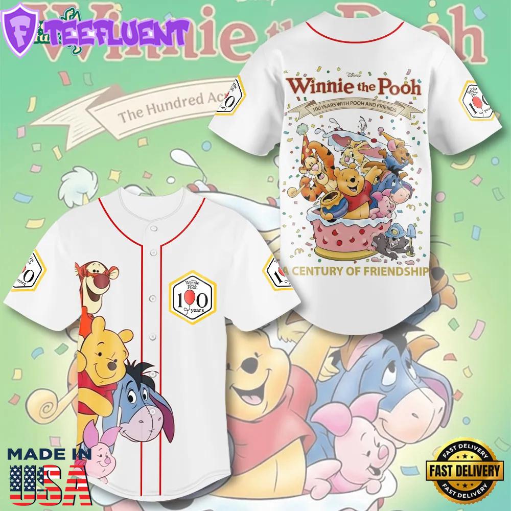 Winnie-the-Pooh 100th Anniversary Baseball Jersey