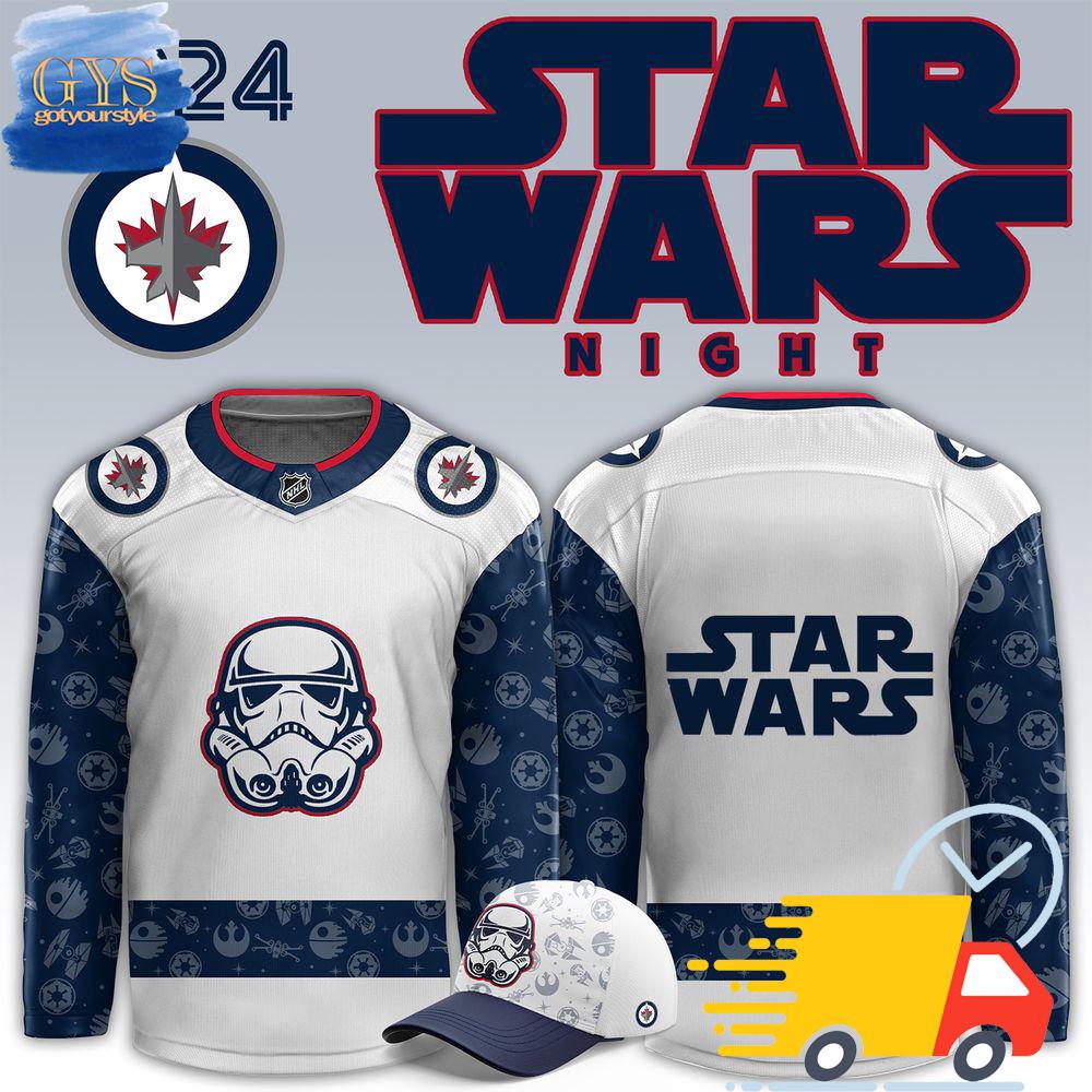 Winnipeg Jets x Star Wars Night 2024 Hockey Jersey