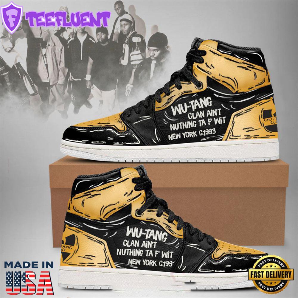 Wu Tang Clan Air Jordan High Top Sneakers All Over Printed