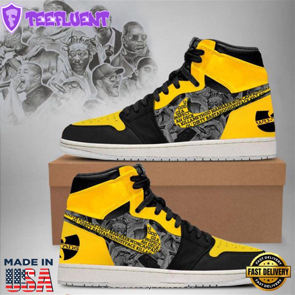 Wu Tang Clan Air Jordan High Top Sneakers Shoes