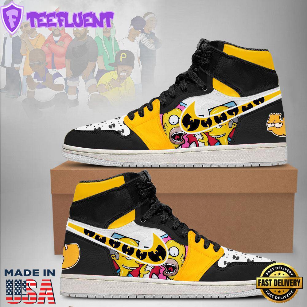 Wu-Tang Clan The Simpsons Custom Air Jordan 1 Sneakers
