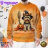 Yorkshire Terrier Dog In Spooky Autumn Halloween 3D Shirt