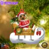 Yorkshire Terrier Merry Christmas Ornament, Gift For Christmas