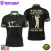 You Know Where To Find Me Black Green Retirement Mens Golf Polo Shirt