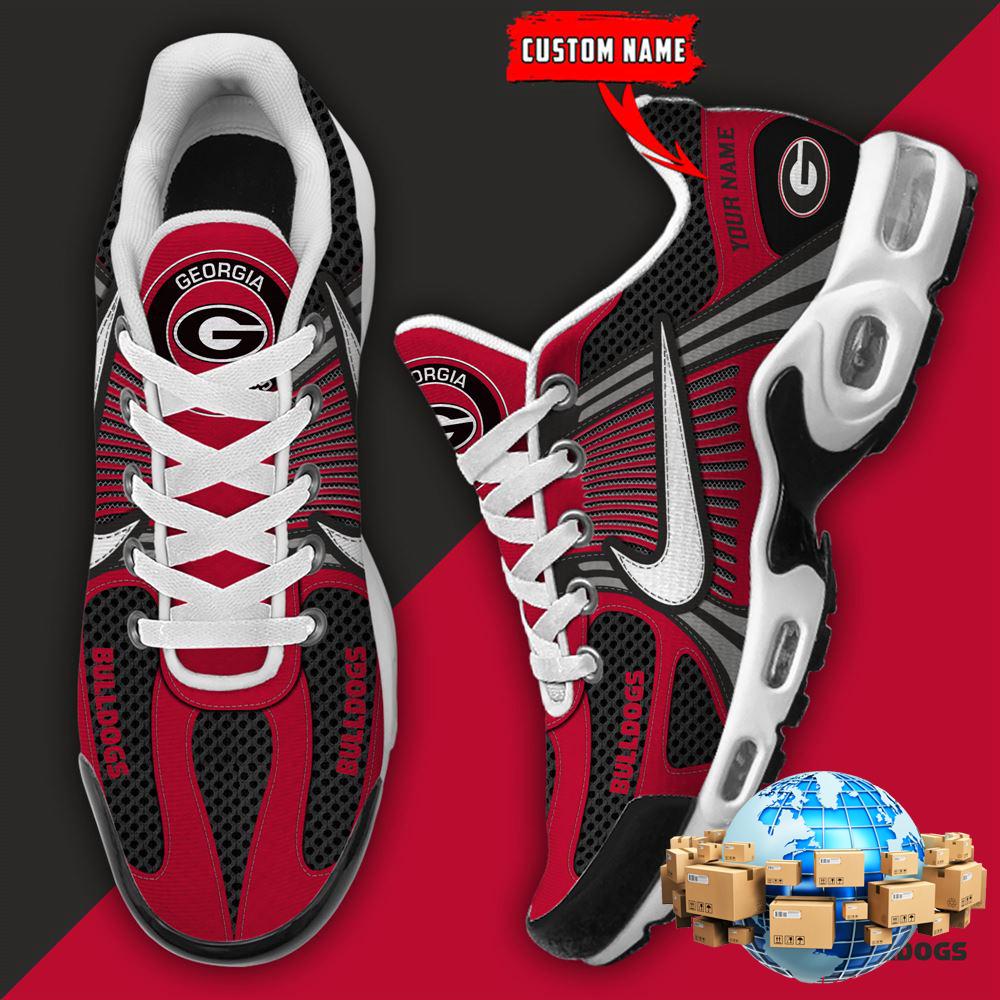 ZNCAA Georgia BulldogsFootball Team Sport Custom Max Plus Shoes