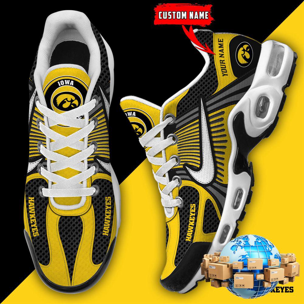 ZNCAA Iowa HawkeyesFootball Team Sport Custom Max Plus Shoes