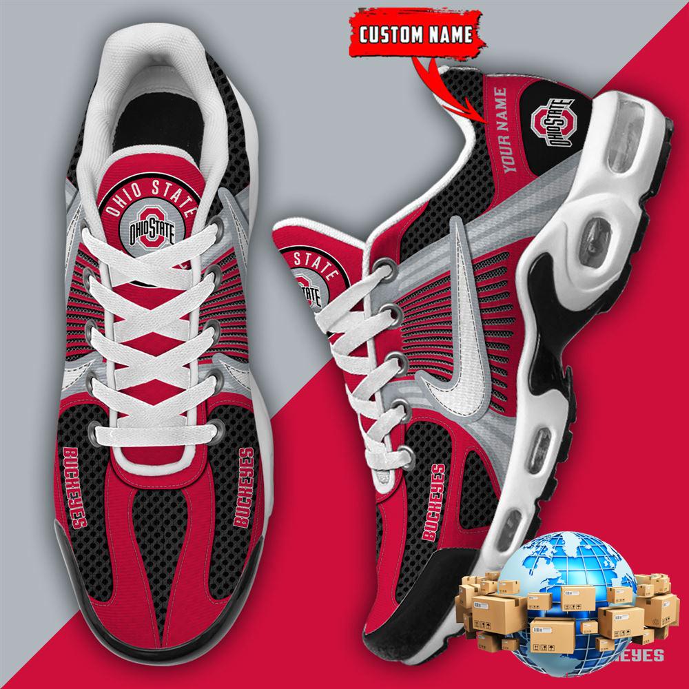 ZNCAA Ohio State BuckeyesFootball Team Sport Custom Max Plus Shoes