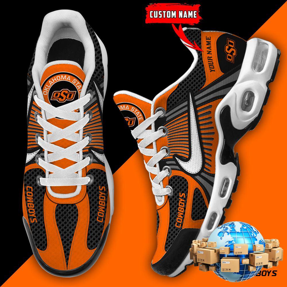ZNCAA Oklahoma State CowboysFootball Team Sport Custom Max Plus Shoes