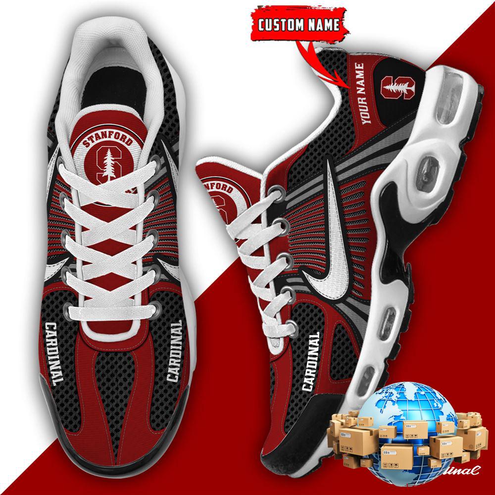 ZNCAA Stanford CardinalFootball Team Sport Custom Max Plus Shoes
