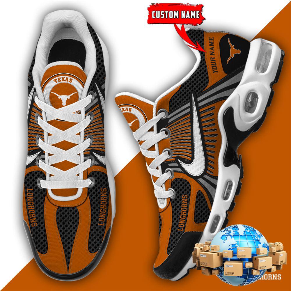 ZNCAA Texas LonghornsFootball Team Sport Custom Max Plus Shoes