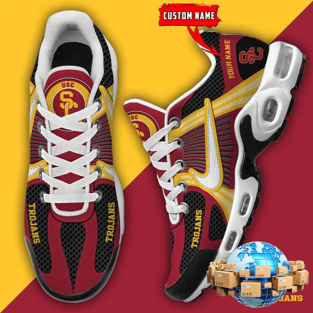 ZNCAA USC TrojansFootball Team Sport Custom Max Plus Shoes